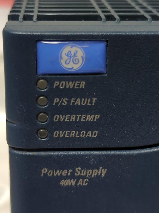 Used GE ,IC695PSA040K,POWER SUPPLY RX3i 40W 120/240 VAC 125VDC PRE-OWNED