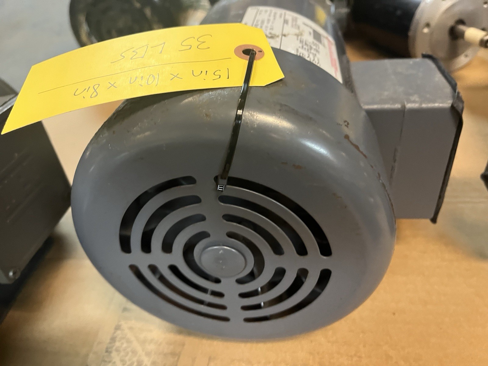 Used MAGNETEK,N155,MOTOR 1HP 1140RPM 3PH M145TC