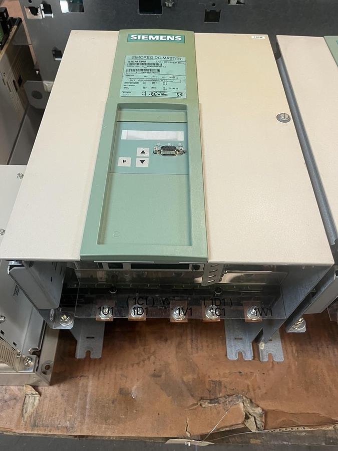 Used SIEMENS,6RA7025-6FS22-0-Z,SIMOREG DC CONVERTER DRIVE OUTPUT 550VDC 60A