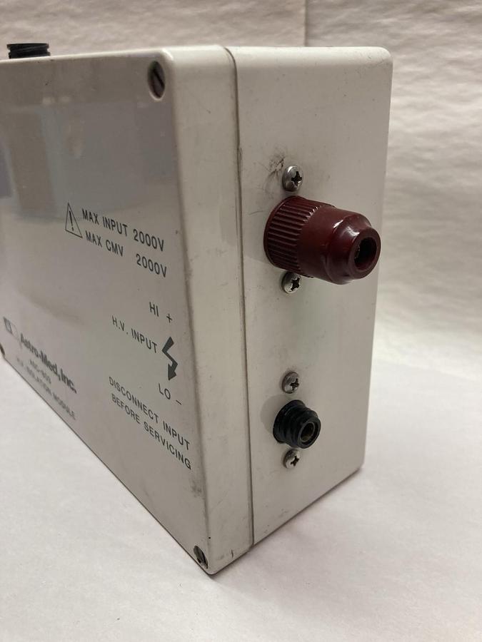 Used Astro-Med,ASC-803,Amplifier 2000V Input