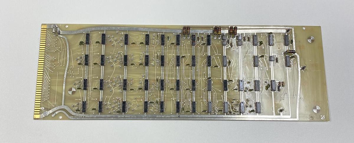 Used WARNER & SWASEY,8940-5447,PC BOARD M-WORD DECODING