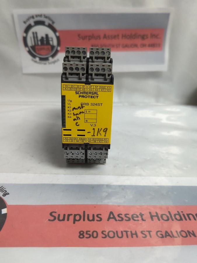 Used SCHIMERSAL,SRB 324ST,SAFETY RELAY PRE-OWNED