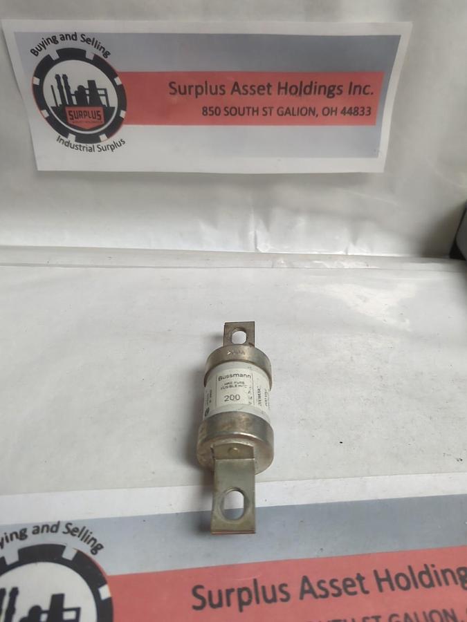 Used BUSSMANN,200M09C,HRC FUSE 200 AMP PRE-OWNED
