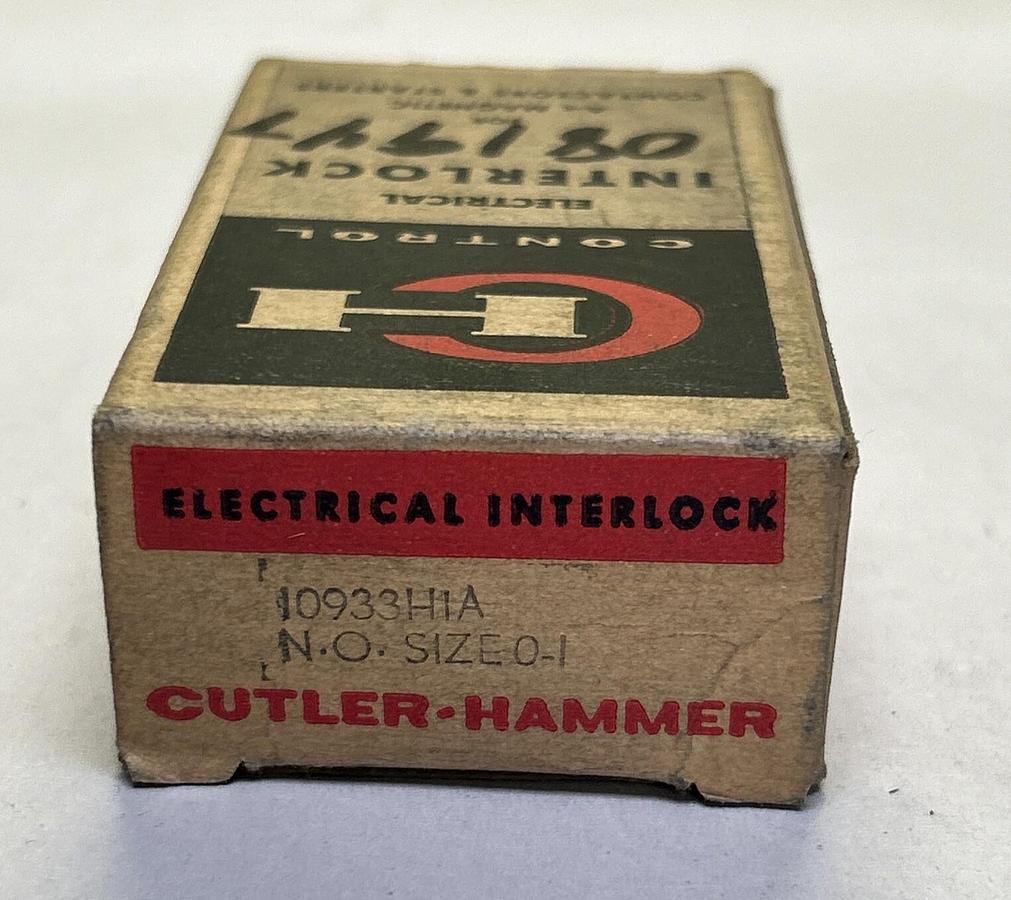 CUTLER HAMMER,10933H1A,AUXILIARY CONTACT SIZE 0-1 NOS