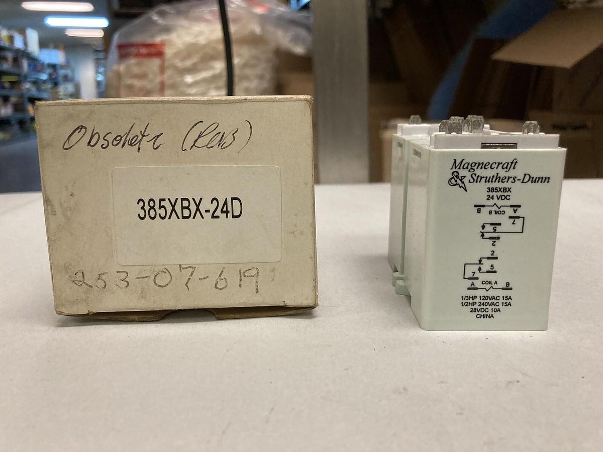 Magnecraft,385XBX-24D,Latching Relay 24VDC Coil 15A