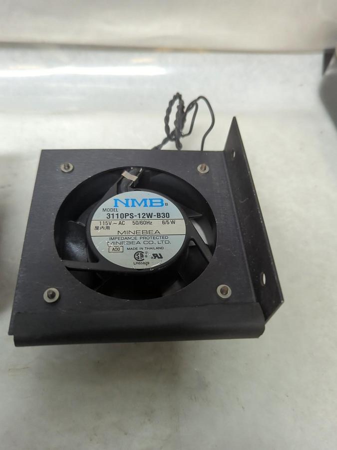 Used NMB,3110PS-12W-B30,AXIAL FAN 115V AC 50/60HZ 6/5W LOT OF 2 PRE-OWNED