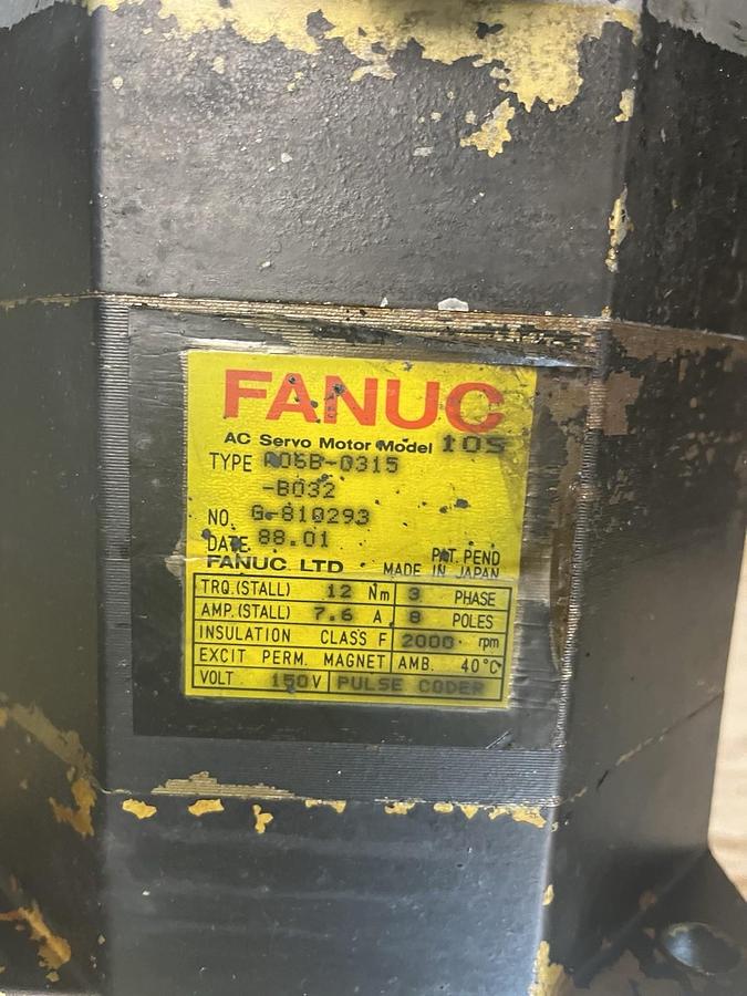 Used FANUC,A06B-0315-B032,SERVO MOTOR