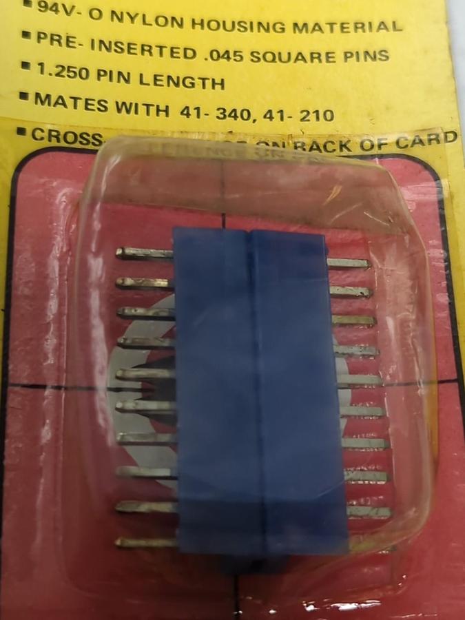 GC ELECTRONICS,41-310,LOCKING POLARIZING DOUBLE HEADER 10 POSITION NOS