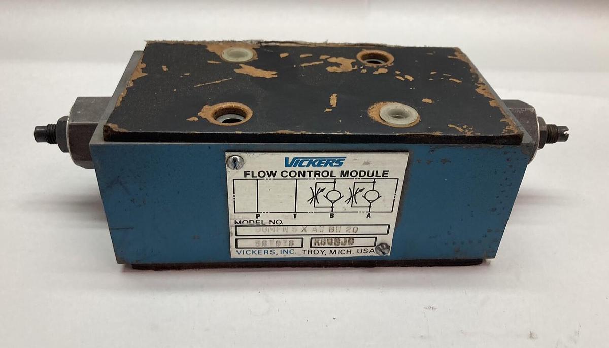 Used Vickers,DGMFN-5-X-AW-BW-20,Flow Control Valve