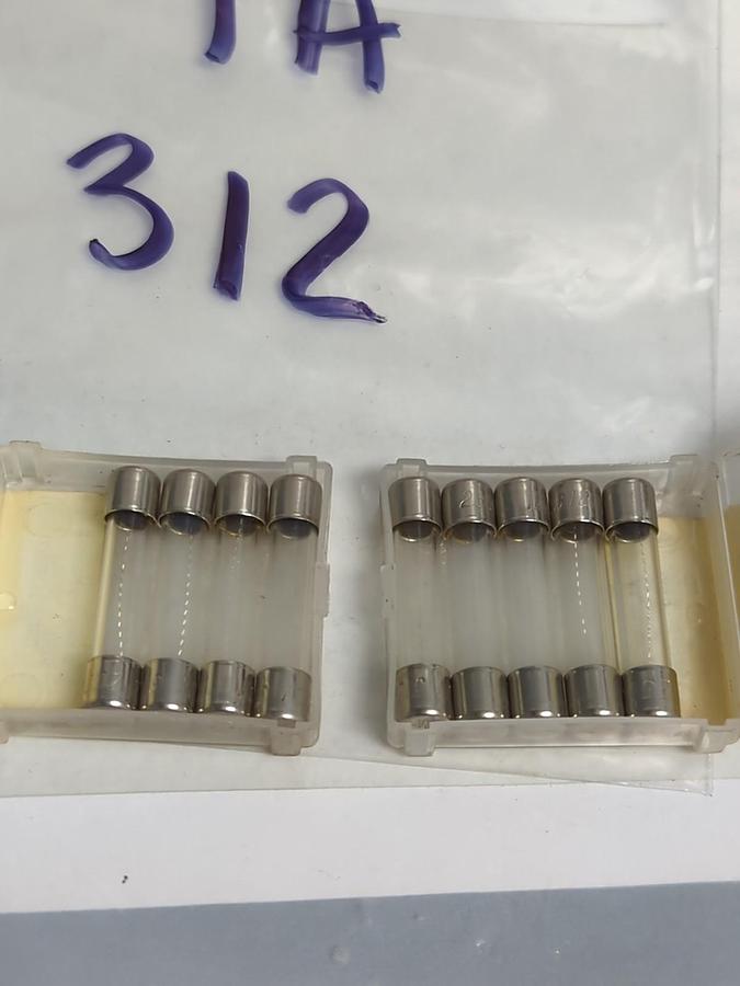 LITTELFUSE,3AG-1A-312,1 AMP FUSE LOT OF 9 NOS