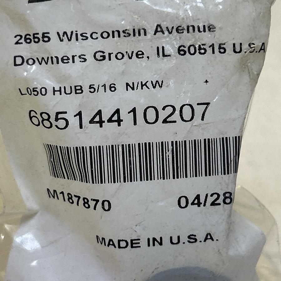 LOVEJOY,68514410207,L050 HUB 5/16 LOT OF 2 NOS