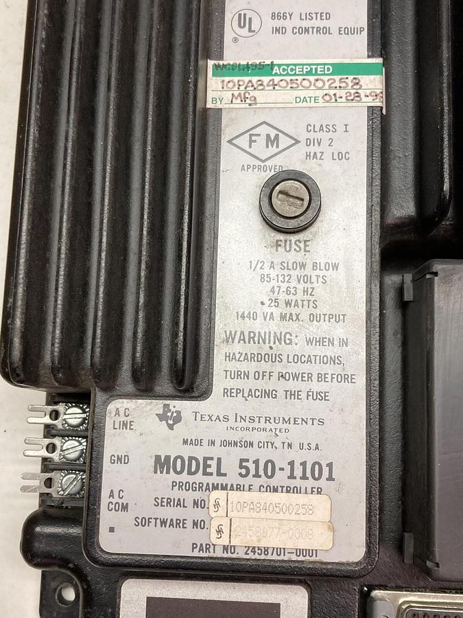Used Siemens,510-1101,Programmable Controller