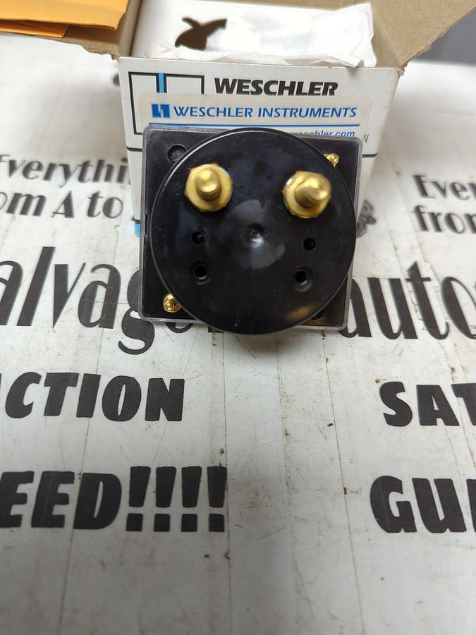 WESCHLER,19563208 ALL GX-332 S: 200-0-200 DC mA R: 200-0-200 DCmA,PANEL METER