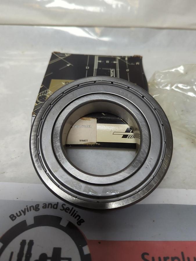 PEER,6212-ZZ-C3,METAL SHIELDED DEEP GROOVE BALL BEARING NOS