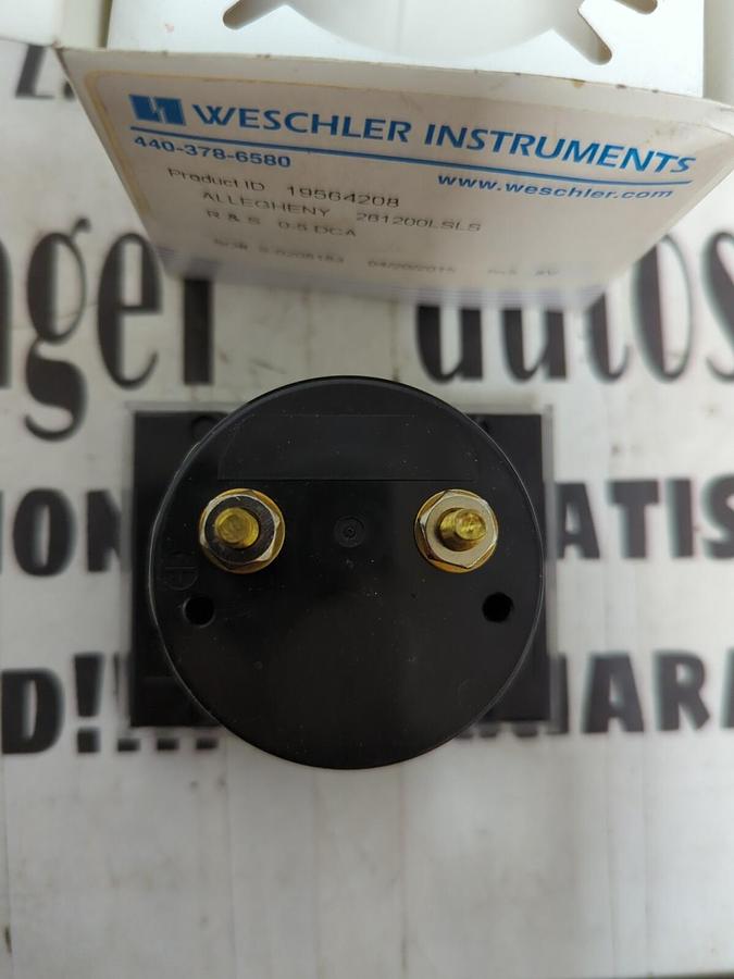 WESCHLER,19564208,ALLEGHENY 261200LSLS 1-5DCA PANEL METER NOS