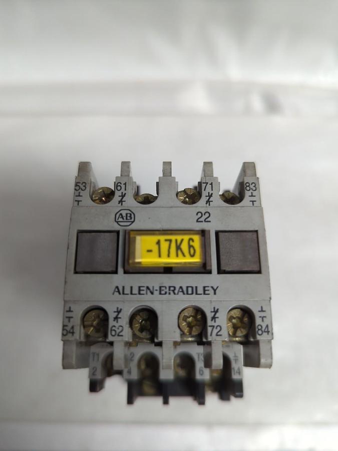 Used ALLEN BRADLEY,100-A12NZ*3,CONTACTOR WITH 195-FA22A PRE-OWNED