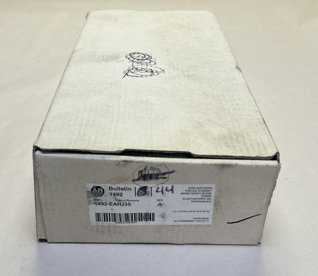 ALLEN BRADLEY,1492-EAHJ35,END ANCHORS LOT OF 44 NOS