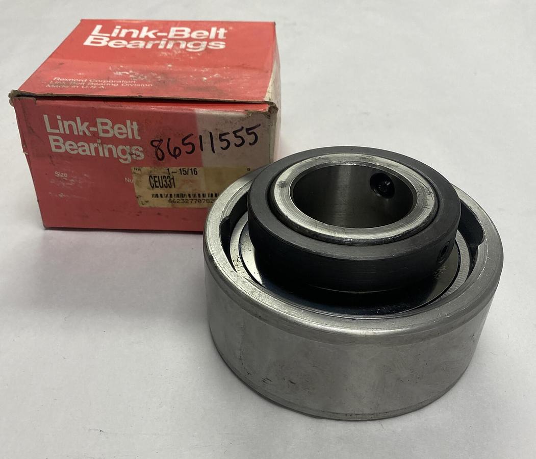 REXNORD LINK-BELT,CEU331,1 15/16 INCH CARTRIDGE BALL BEARING NOS