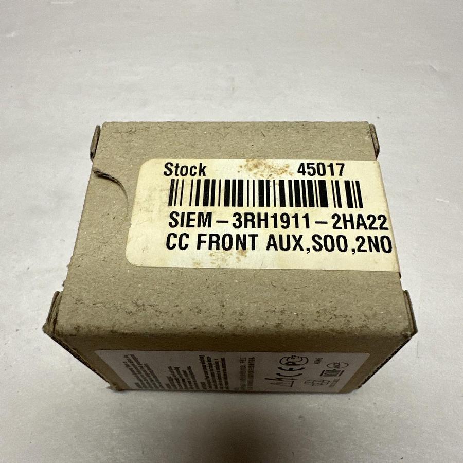 Used Siemens,3RH1911-2HA22,Auxilliary Contact Block