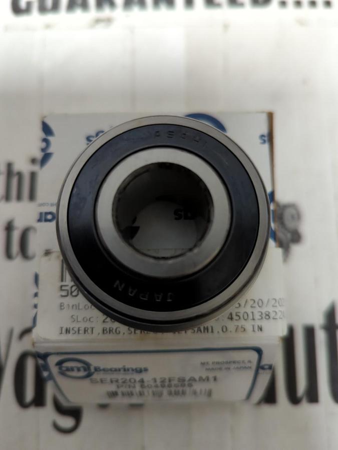 AMI BEARING,SER204-12FSAM1,INSERT BEARING SET SCREW COLLAR W/SNAP RING 3/4INBORE