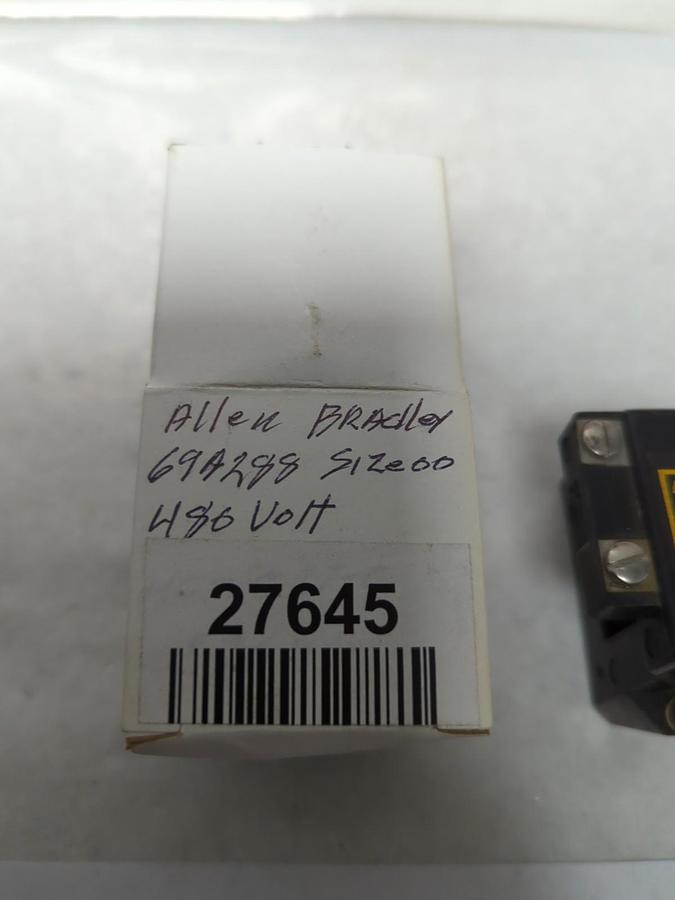 Used ALLEN-BRADLEY,69A288,COIL 480V 60HZ/CY 440V 50HZ/CY PRE-OWNED