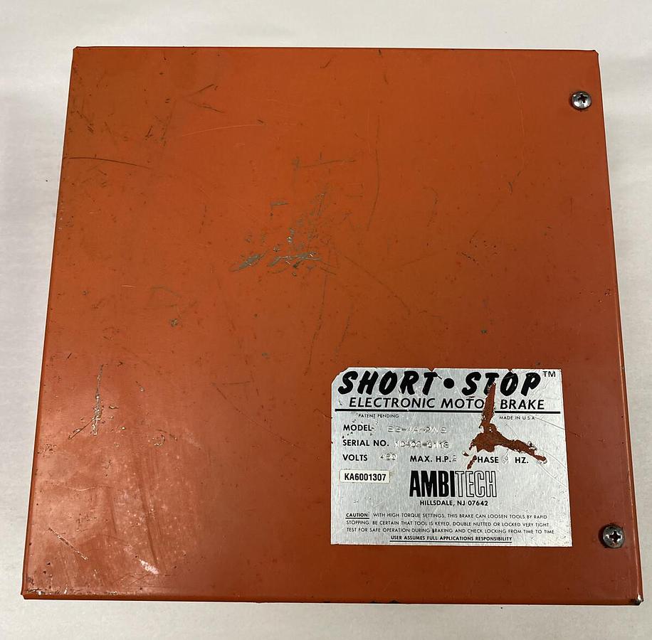Used Ambitech,SS-4A-2WS,Short-Stop Motor Brake 460V 2HP HZ 60