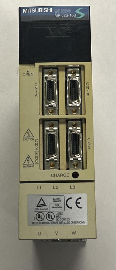 Used MITSUBISHI,MR-J2S-10B,AC SERVO DRIVE 1.1A 230V