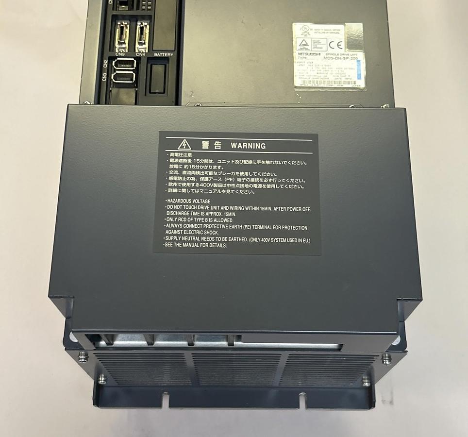 Used MITSUBISHI,MDS-DH-SP-200,SPINDLE DRIVE UNIT 37KW