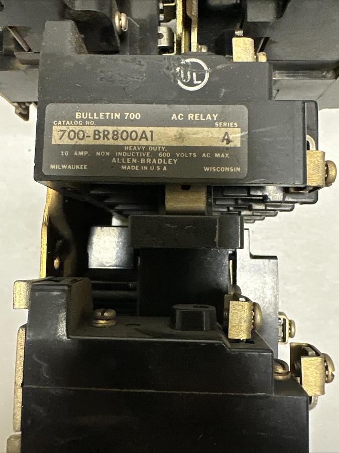 Used Allen Bradley,700-BR800A1,AC Control Relay LOT of 3