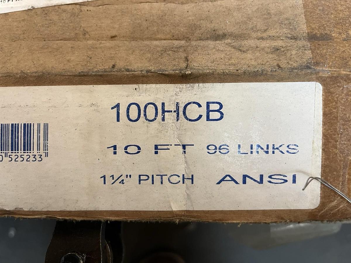 RENOLD,100HCB,ROLLER CHAIN 10FT 96 LINKS 1-1/4"