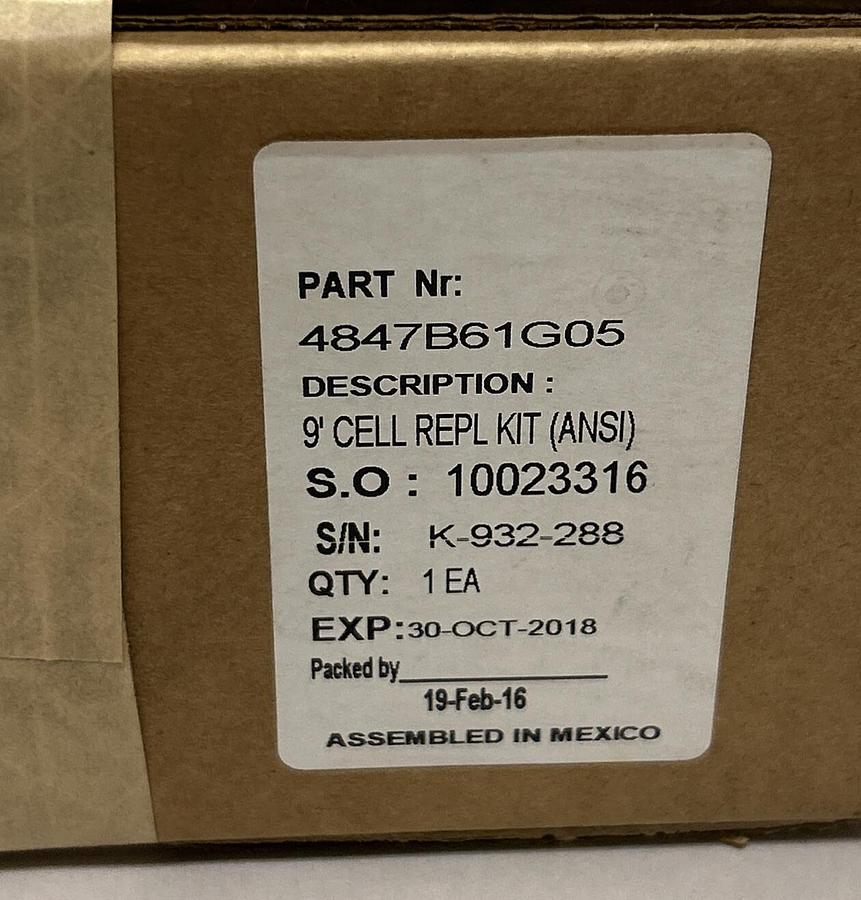 Used ROSEMOUNT,4847B61G05,9 ft CELL REPAIR KIT NEW