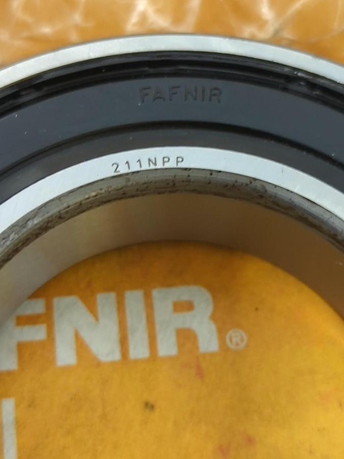 FAFNIR,211NPP FS50000,DOUBLE RUBBER SEALED BALL BEARING NOS