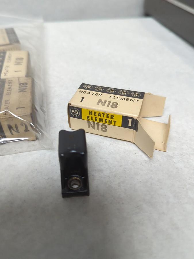 ALLEN BRADLEY,N18,THERMAL OVERLOAD HEATER ELEMENT LOT OF 12 NOS