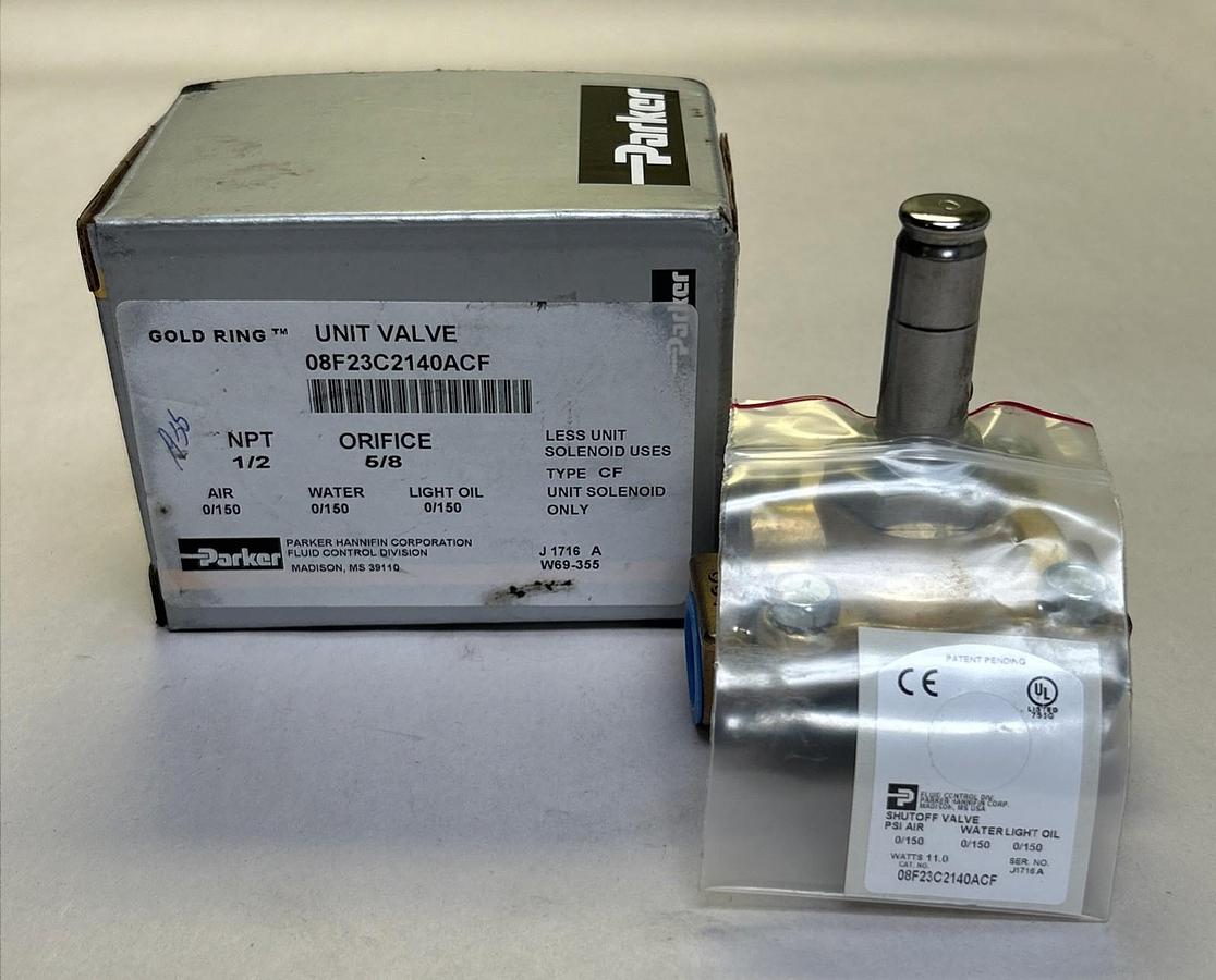 PARKER,08F23C2140AFC,SHUTOFF VALVE NOS