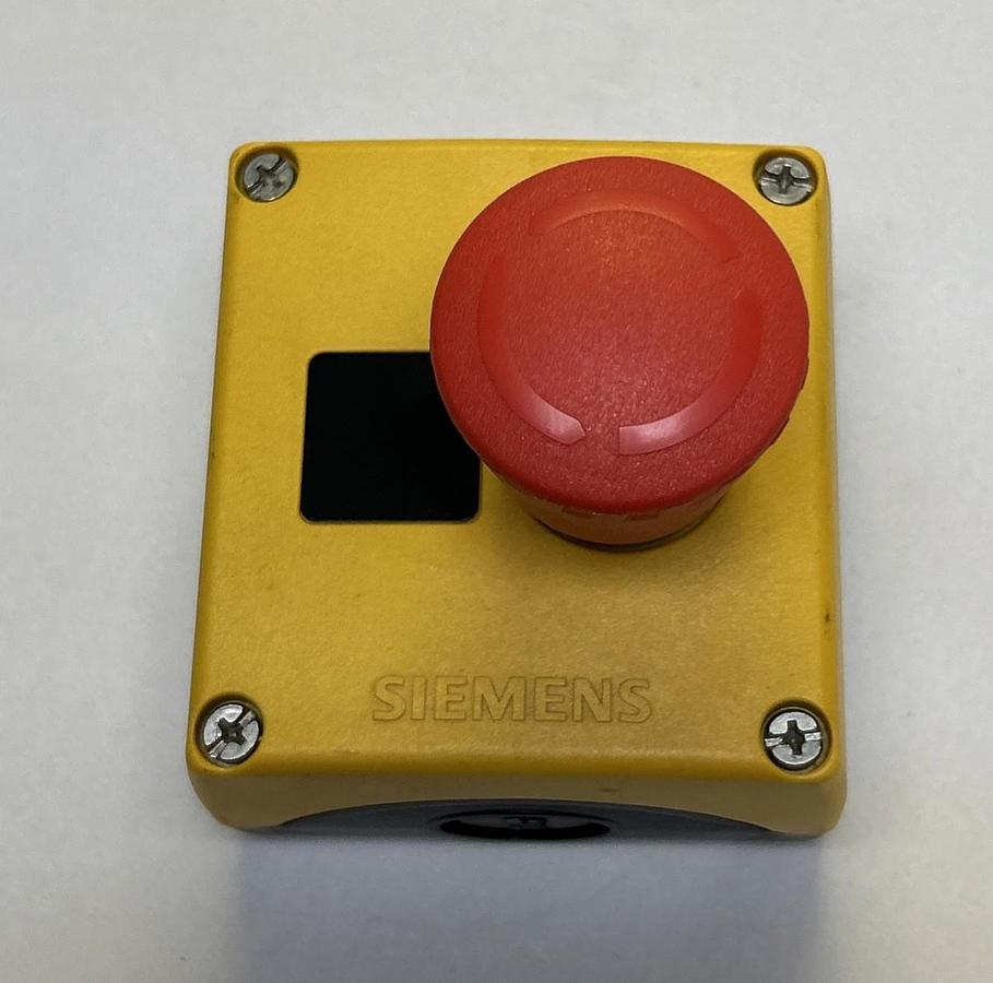 Used SIEMENS,3SB38,EMERGENCY STOP PUSHBUTTON