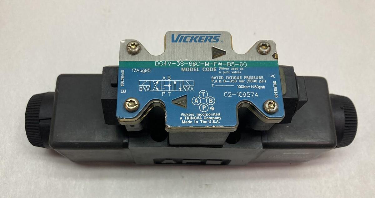 Used Vickers,DG4V-3S-66C-M-FW-B5-60,Control Valve