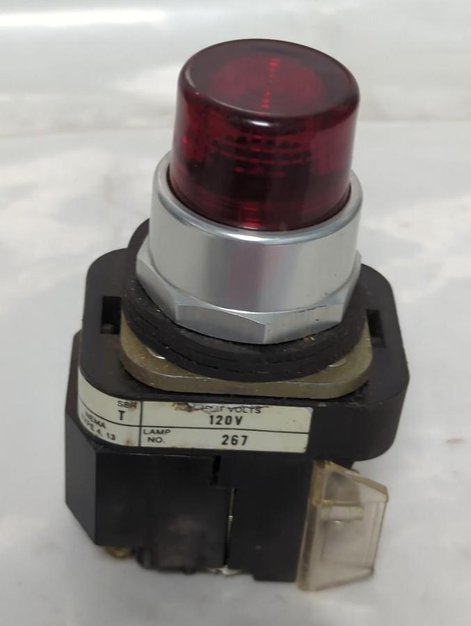 Used ALLEN BRADLEY,800T-PTF16,PUSH BUTTON 120V PRE-OWNED