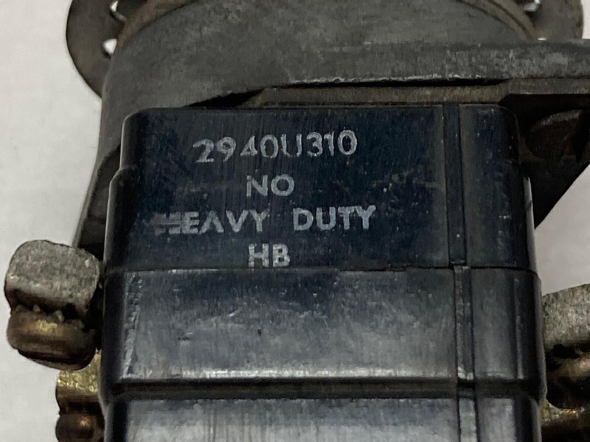 Used General Electric,2940U310,Contact Block Push Button