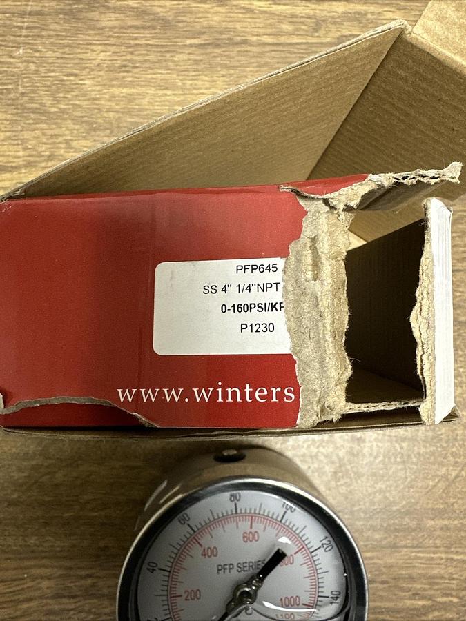 Winters,PFP645,0-160 PSI 1/4" NPT