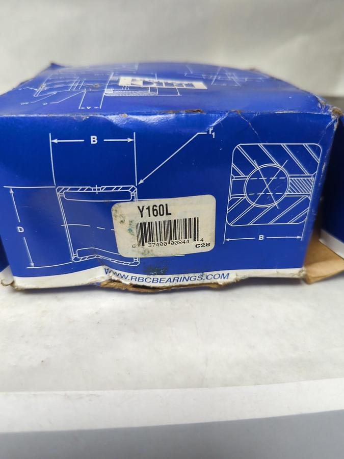 RBC,Y160L,YOKE TYPE CAM ROLLER 1-3/4 IN BORE 5 IN O.D. NOS