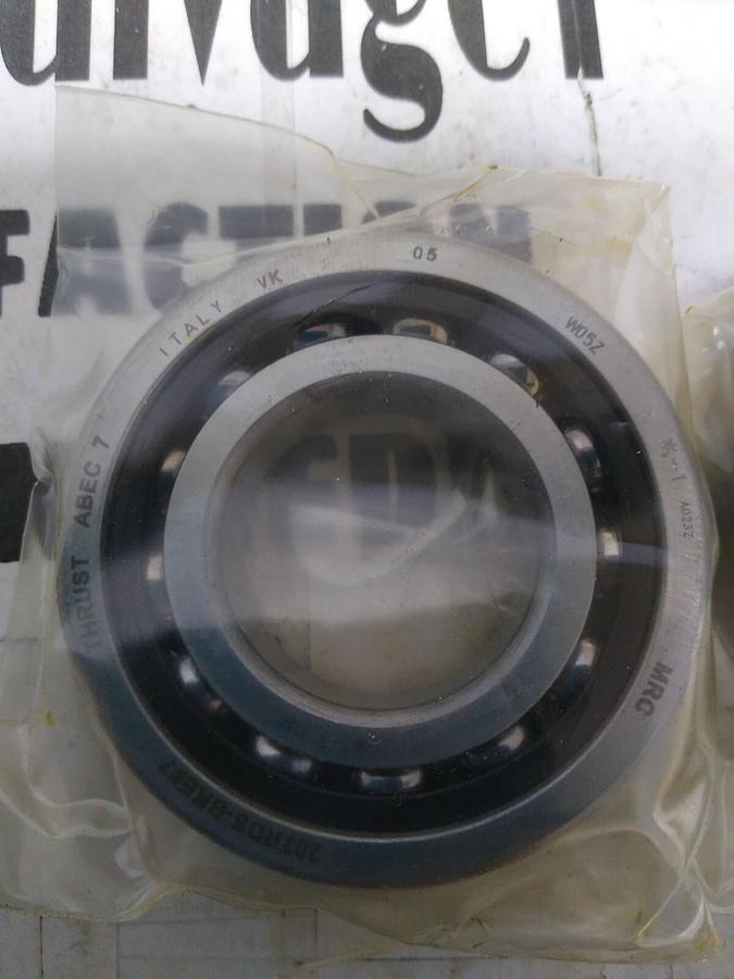 MRC,207RDS-BKE#7,Precision Angular Contact Bearing Set NOS