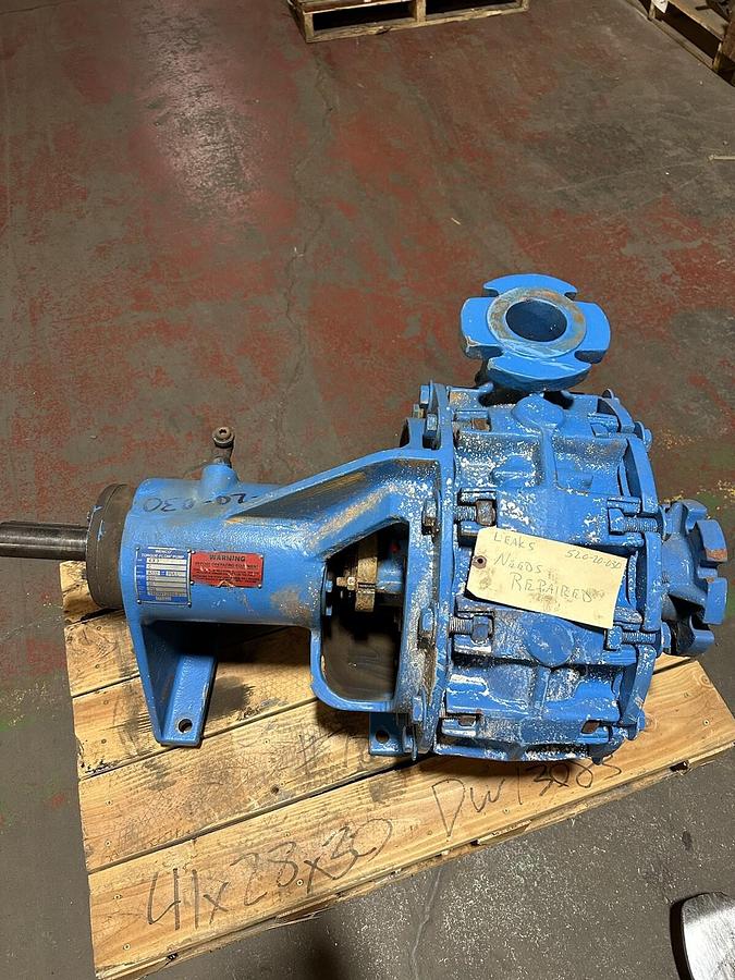 Used Wemco,4X3,Model C Torque Flow Centrifugal Pump Needs Rebuilt