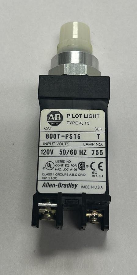 ALLEN BRADLEY,800T-PS16,SER T PILOT LIGHT NOS