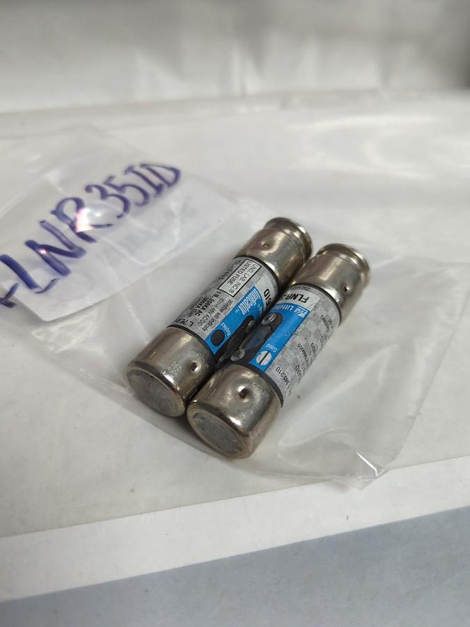 Used LITTELFUSE,FLNR-35ID,INDICATOR 35 AMP FUSE LOT OF 2 PRE-OWNED