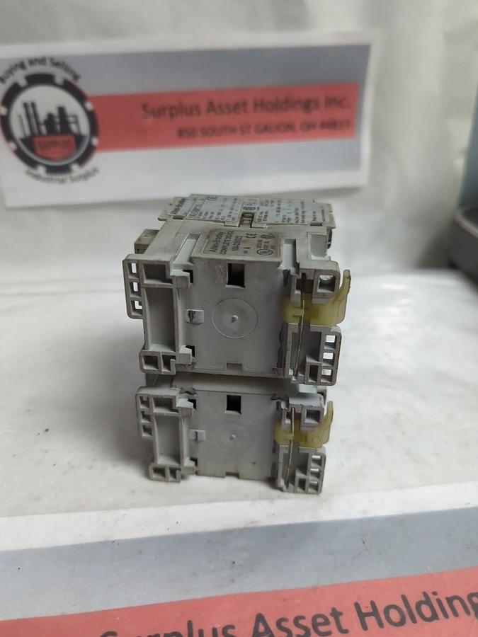 Used ALLEN BRADLEY,104-C09D22,REVERSING STARTER/CONTACTOR PRE-OWNED