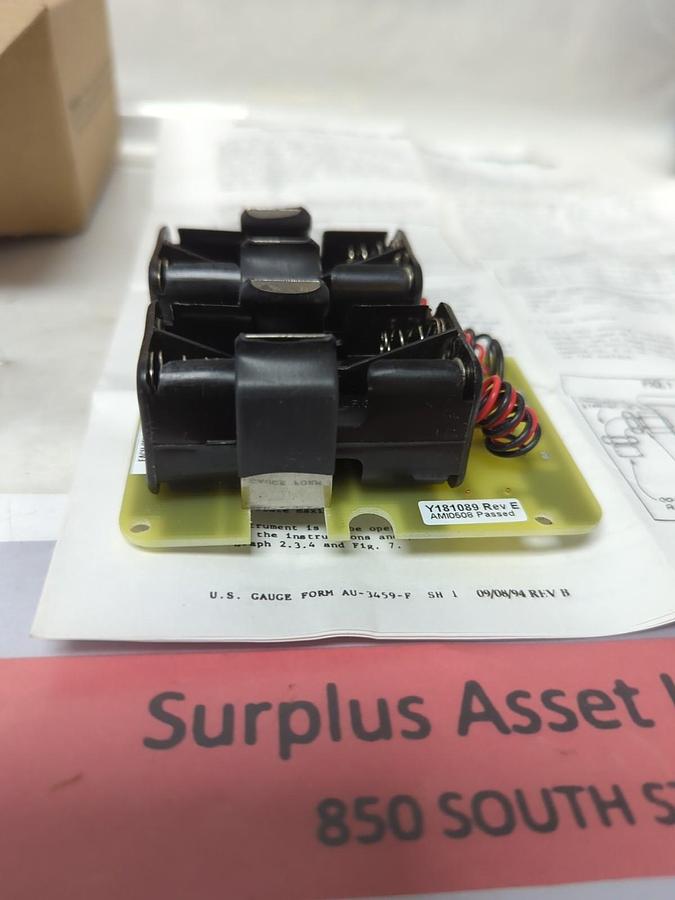 AMETEK,156834,BATTERY PACK/THERMOMETER AA CELL Y181089 REV E NOS