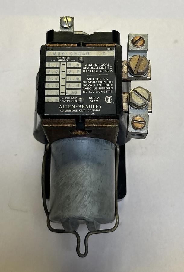 Used ALLEN-BRADLEY,810-A01AB,MAGNETIC OVERLOAD RELAY