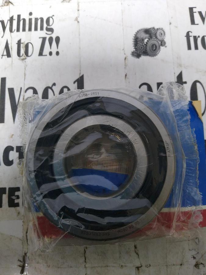 SKF,6308-2RS1,DEEP GROOVE BALL BEARING NOS