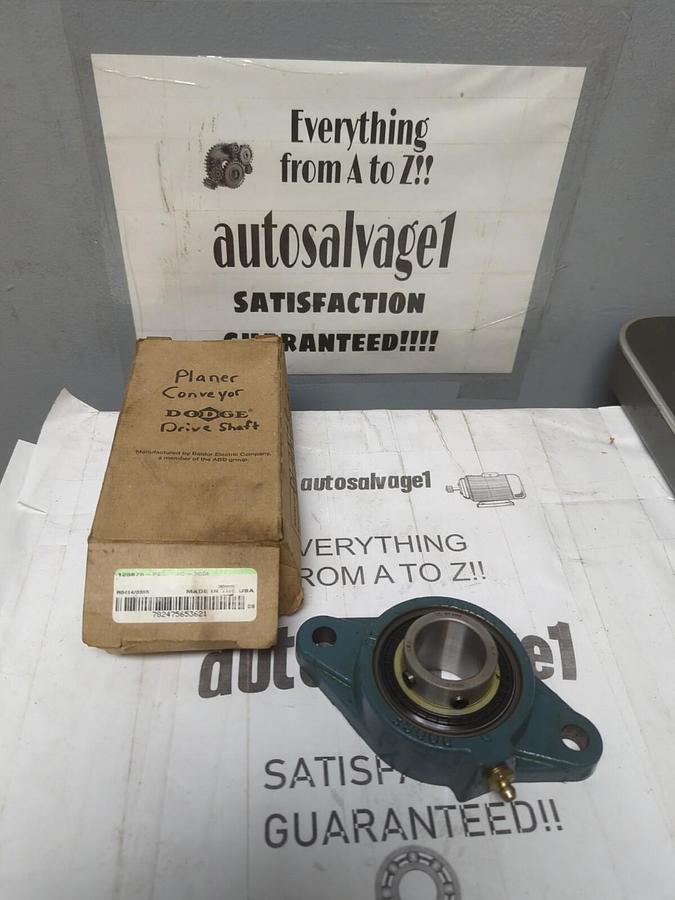 DODGE,125878-F2B-SC-30M,FLANGE BEARING 30MM BORE