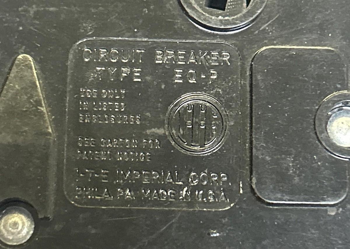 Used ITE,EQ-P350,CIRCUIT BREAKER 50A 120/240V 3P